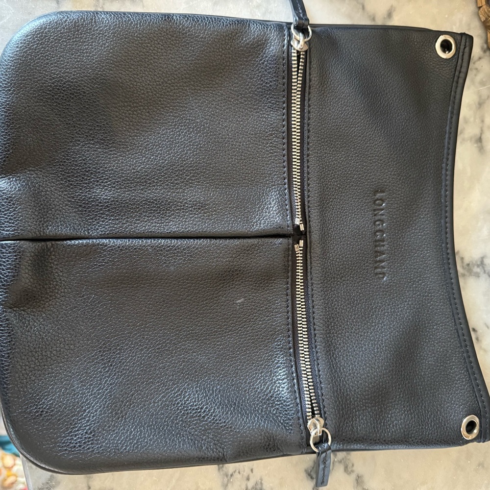 Longchamp leather bag - add your own strap